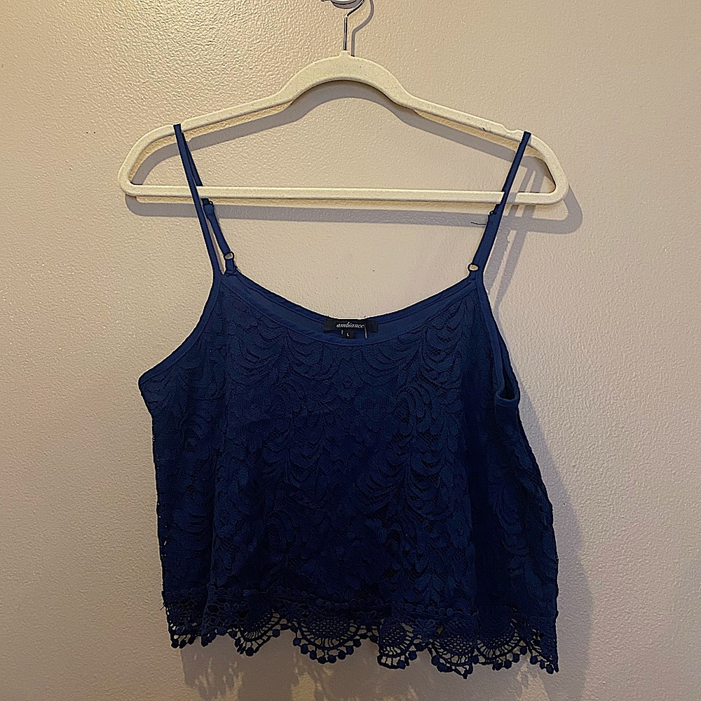 Forever 21 cropped lace top